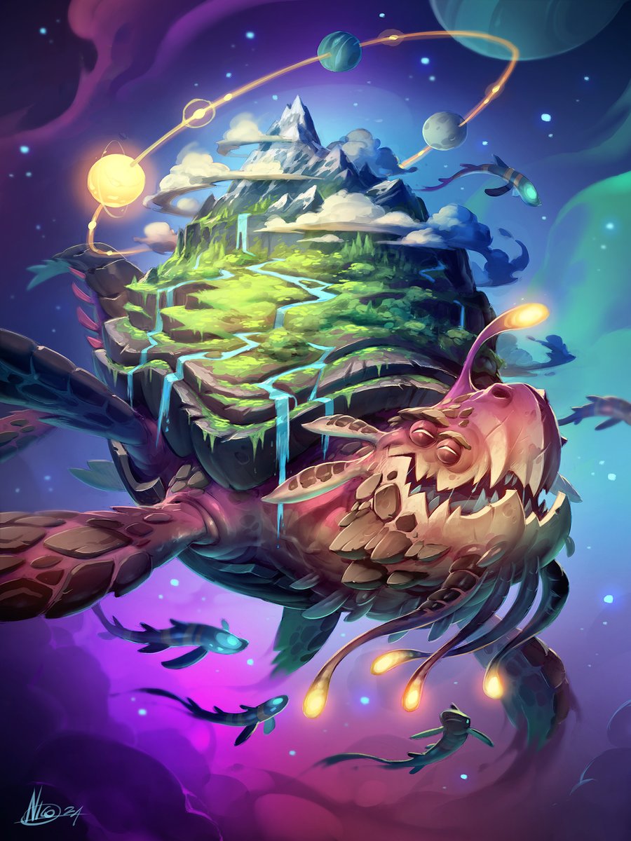 New #Hearthstone  Exp incoming and new art for you!  Want to thank #Blizzard and all the Hearthstone team that every time give me the chance to push my fantasy and create illustrations for this amazing game!