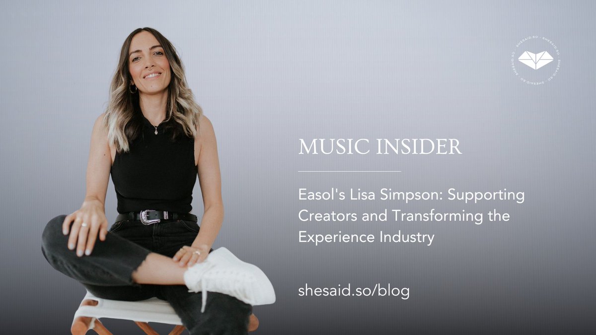 2024 Editorial Archives: Lisa Simpson, Co-Founder of Rise Festival, created Easol to simplify event management for creators. Easol empowers creators with tools for bookings, payments, marketing &amp; more.

Read about her journey on the #shesaidso blog👇
shesaid.so/blog/2024/musi…