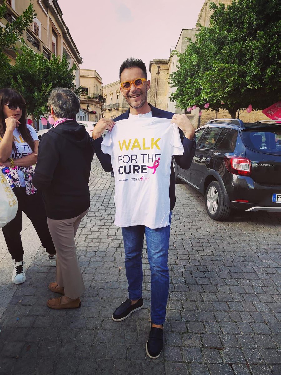 NicoTieni's tweet photo. Questa mattina in occasione del mese dedicato alla prevenzione “Ottobre Rosa”, ho partecipato all’iniziativa “WALK FOR THE CURE” organizzata dal Cif Torre Santa Susanna e l’associazione Komen. 

La prevenzione è un elemento fondamentale della nostra vita❤️. #NicoTieni https://t.co/wZh9mFX2Jl