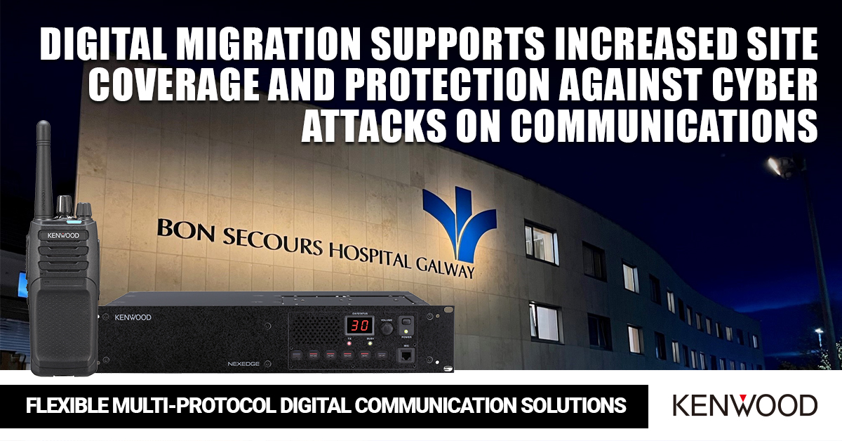 Kenwood_Comms's tweet image. One of the key benefits of NX-1000 Series radios is the #MultiProtocol flexibility which allowed devices to be switched between #DMR &amp;amp; #NXDN operation during trials at the Bon Secours hospital site, system design by @criticogroup ow.ly/G4My50TnWGF