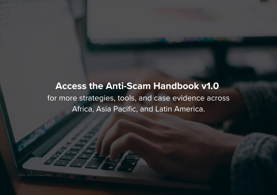 78% of people globally experienced at least one form of #scam in 2023 — were you one of them?

<a href="/UNDP/">UN Development</a> &amp; coalition partners just launched the Anti-Scam Handbook v1.0, which contains strategies &amp; tools for collective response.

Explore the handbook today 👉 go.undp.org/o6k