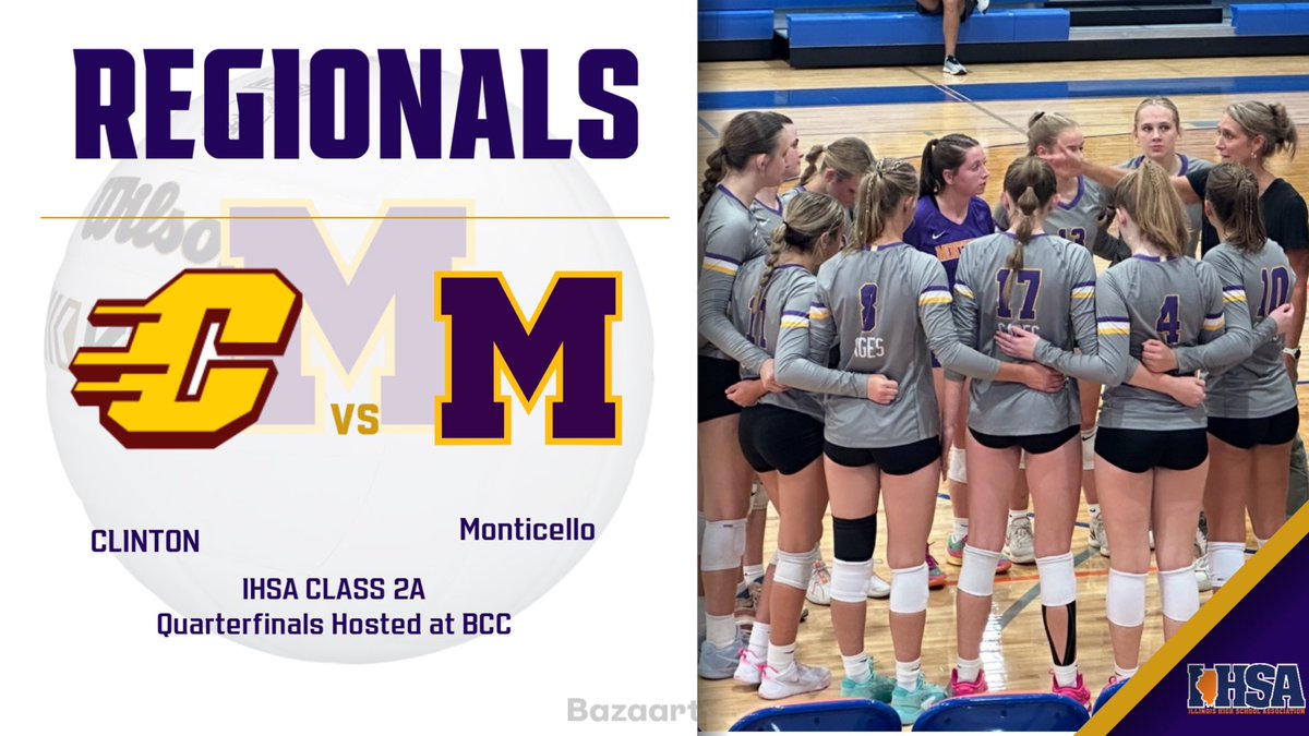 Sages Athletics (@sagesathletics) on Twitter photo The #IHSA post season begins today for <a href="/SAGESvb/">Sages Volleyball</a>
The Sages travel to Central Catholic to take on Clinton. Win and advance, one point, one set at a time
7:00 pm: (5) Monticello vs. (12) Clinton
Good luck to the girls - PLAY AS A TEAM!
No regrets - #GoSages #WinTheDay The #IHSA post season begins today for <a href="/SAGESvb/">Sages Volleyball</a>
The Sages travel to Central Catholic to take on Clinton. Win and advance, one point, one set at a time
7:00 pm: (5) Monticello vs. (12) Clinton
Good luck to the girls - PLAY AS A TEAM!
No regrets - #GoSages #WinTheDay