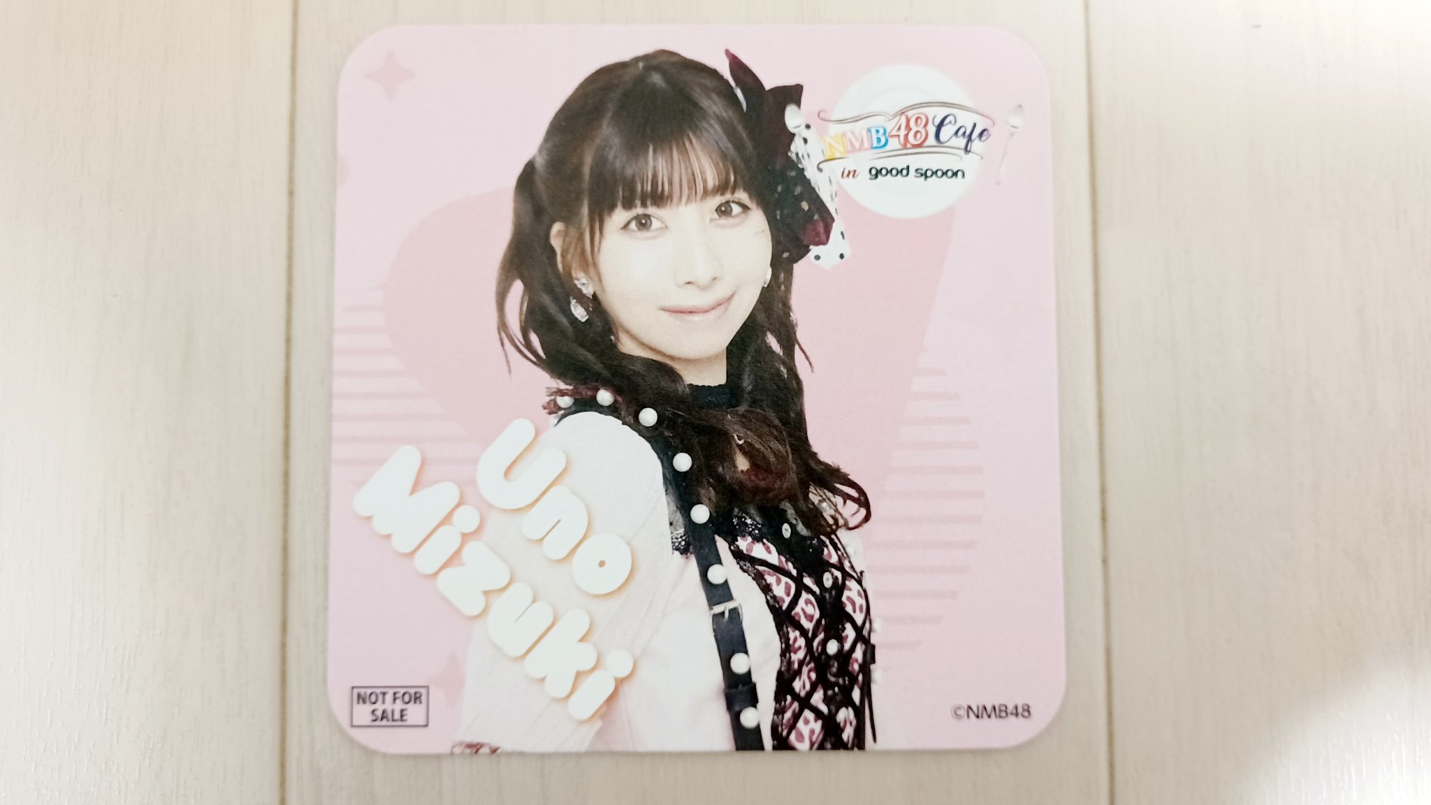NMB48 宮原心音 goodspoon コースター 直筆 NMB48 宮原心音 goodspoon コースター 直筆（個別生写真5枚