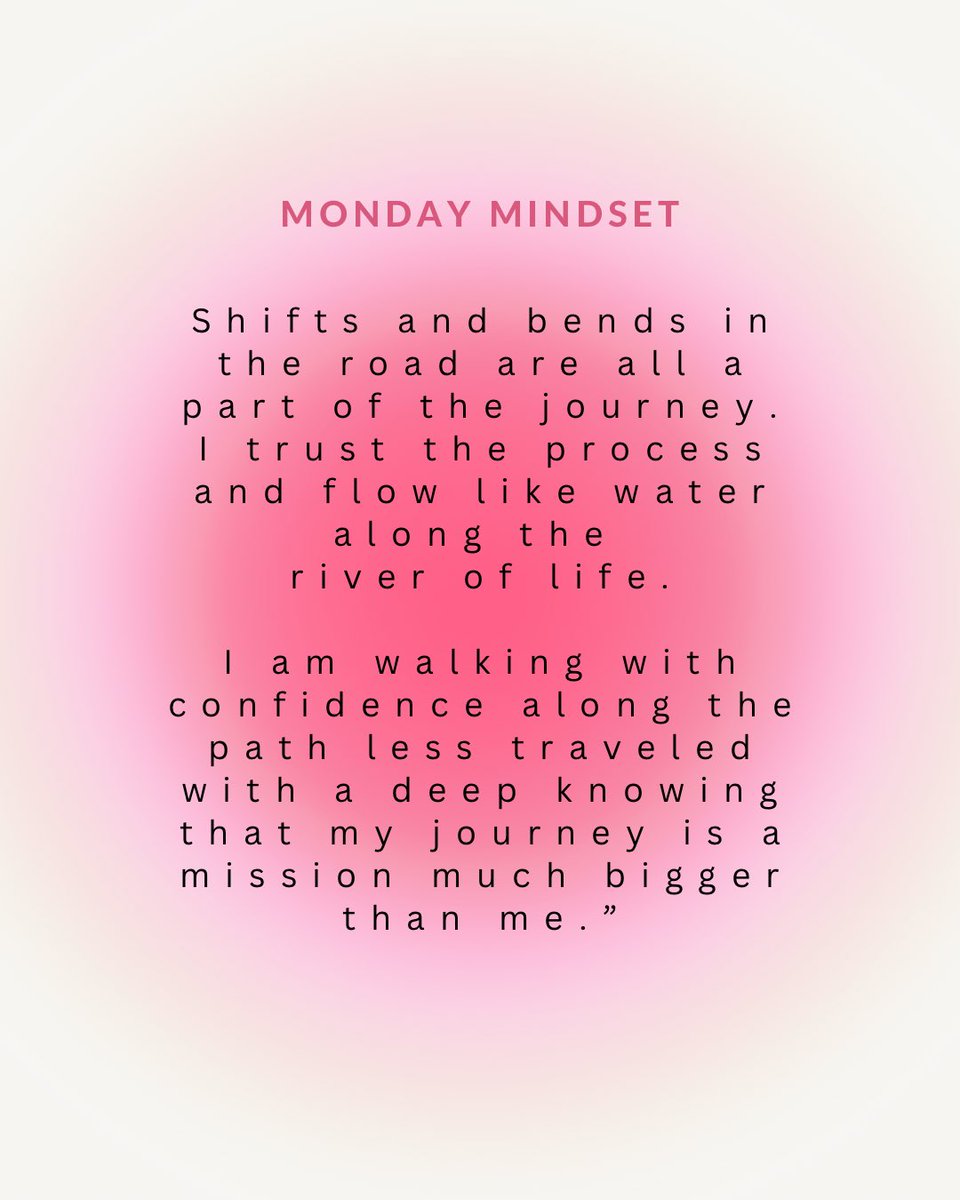 lisapatel01's tweet image. Every challenge and change holds a purpose. Embracing the journey, knowing each step is part of something greater. 💫Let’s step forward today with faith, resilience, and a heart full of gratitude. 

#MotivationMonday #TrustTheProcess #PathLessTraveled #FlowLikeWater