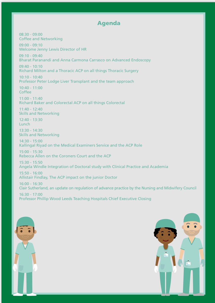 Hall. Just over a week to go until conference!!! 

We are having technical issues with eventbrite but please see the attached photo for the confirmed agenda.