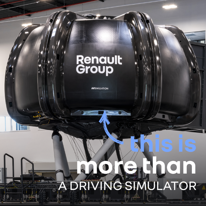 renaultgroup's tweet photo. What if we were to create a car manufacturer simulator with unprecedented capabilities?

That was the dizzying idea behind ROADS, a gargantuan project aimed at creating a driving simulation tool to continuously improve the safety of Renault Group vehicles and road users.