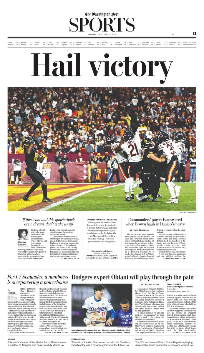 The headline. Perfection.