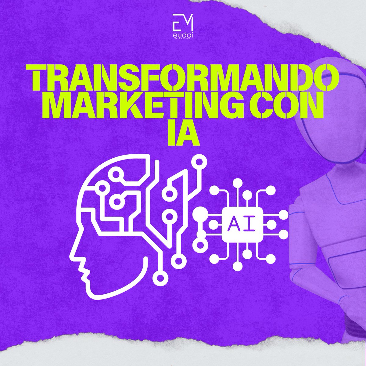 🌟 La inteligencia artificial está revolucionando el marketing.

✅ Personalización a gran escala
✅ Análisis predictivo
✅ Optimización de campañas

Adoptemos la IA como un aliado para potenciar nuestra creatividad y conexión con los clientes.

#IA #MarketingDigital #Innovación