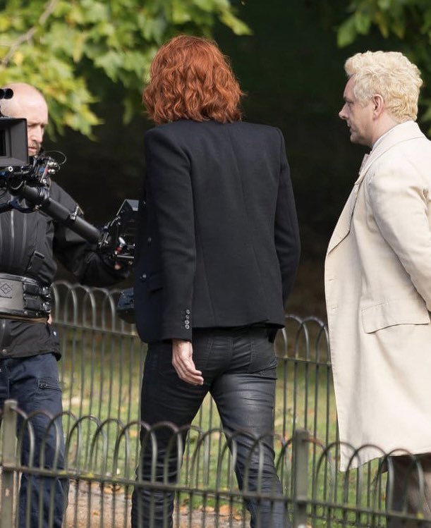 never forget that david tennant blames crowley’s distinctive walk on the tight pants