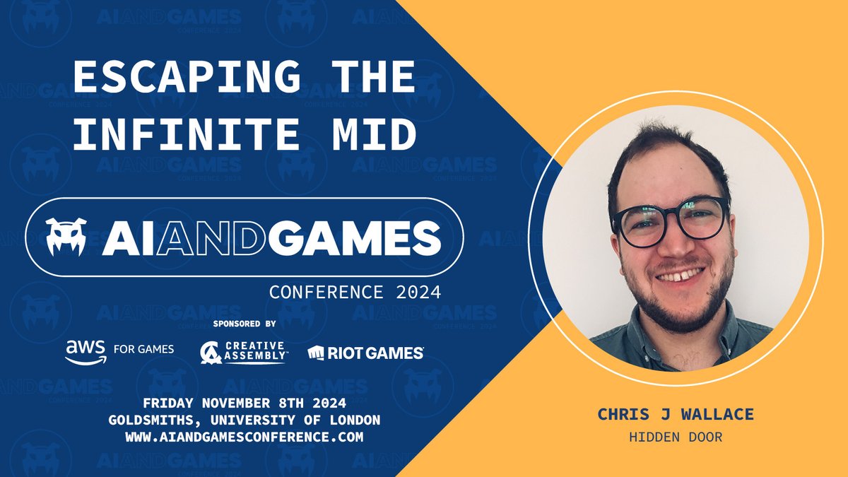 AI and Games Conference 2024 (@gameaievents) on Twitter photo The application of Large Language Models (LLMs) can be risky - especially when working with existing IP.
To that end, we welcome Chris Wallace from <a href="/PlayHiddenDoor/">Hidden Door</a> to talk about how they are addressing these challenges!
Check out all of our talks at:
conference.aiandgames.com The application of Large Language Models (LLMs) can be risky - especially when working with existing IP.
To that end, we welcome Chris Wallace from <a href="/PlayHiddenDoor/">Hidden Door</a> to talk about how they are addressing these challenges!
Check out all of our talks at:
conference.aiandgames.com