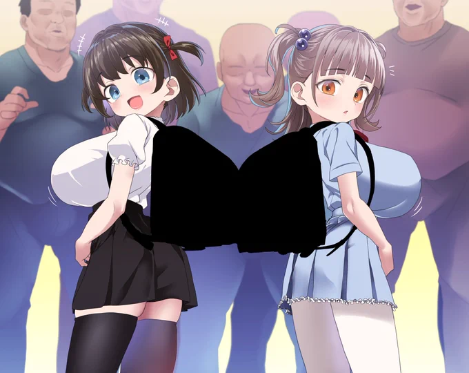千緒ちゃんと琴葉ちゃんの秘密の放課後は…野良おぢさんにみるくを吸ってもらうことです(●'ω`●) 
