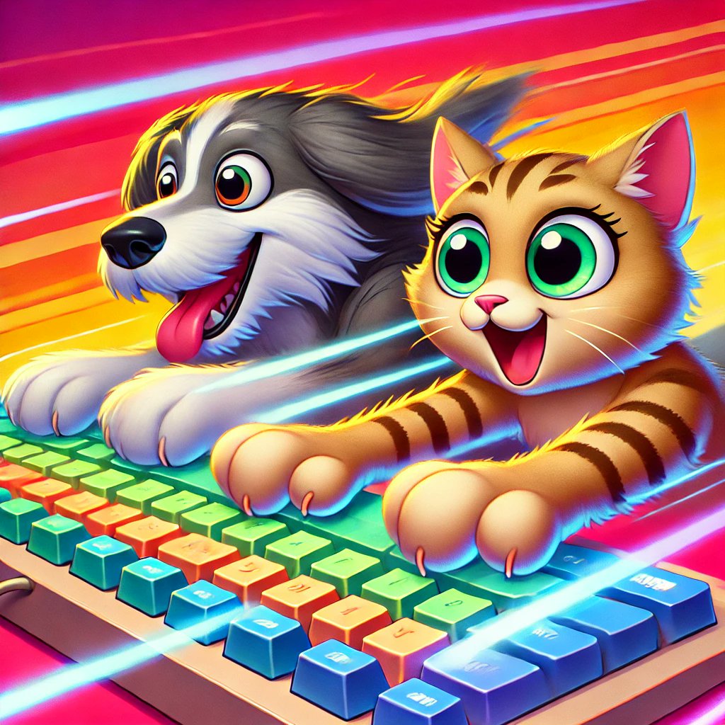 DualityTail's tweet photo. #Seshdog and #Sobercat are fully in their element, paws flying over the keys, channelling all the creative vibes. When inspiration hits, we're on it—typing faster than I can think.
So it turns out I’m a total pro-to-typer!
LFGLOWW https://t.co/5DUKq5mK6k