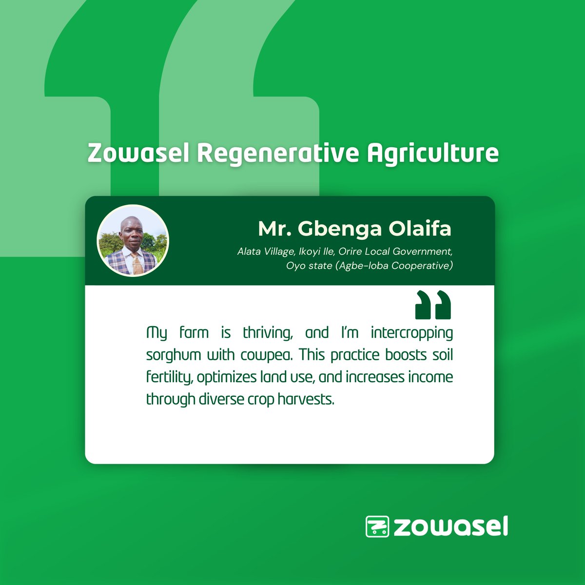 zowasel's tweet photo. Zowasel Regenerative Agriculture Update! During our recent field visit, we had the privilege of hearing directly from farmers about the impact of the program.   #Zowasel #RegenerativeAgriculture #FarmersFirst #SustainableFarming #SoilHealth #AgricultureTransformation https://t.co/OsYHHe4lML