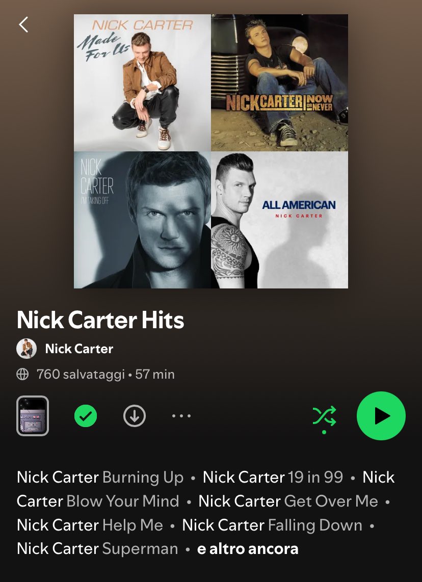 NaviglioMaria's tweet photo. @nickcarter …the beautiful parties... the ones we like... far away but close with the heart and the music 🎶🎶💚💚 #wegotyounickcarter #IStandWithNickCarter #WhoIAmTour🙌🏻 https://t.co/aHpYcQPaNA