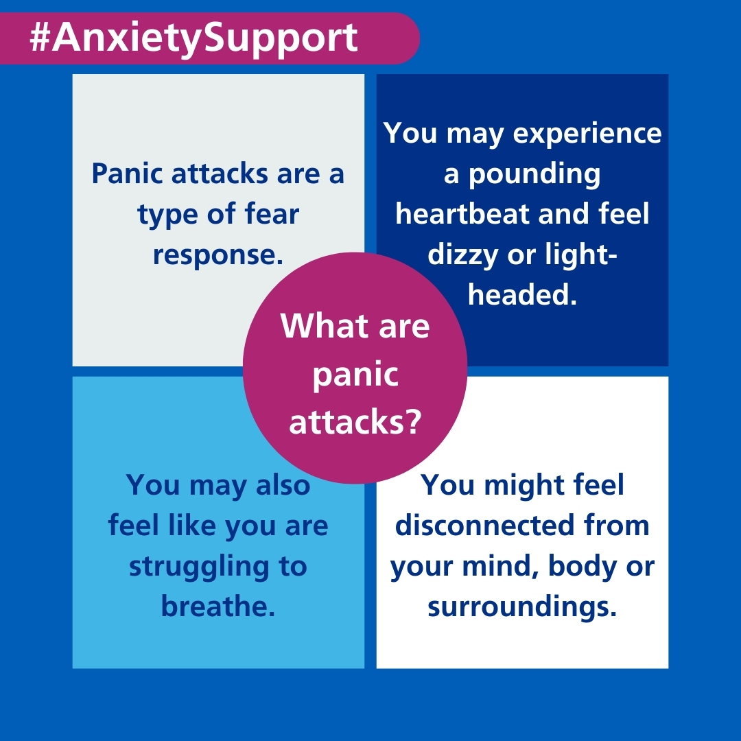 Panic attacks feel scary and can sometimes occur with little or no warning.

Our self help guides may help: orlo.uk/ZQEsp

<a href="/MindCharity/">Mind</a> also have some useful tips for friends and family.

#CopingWithAnxiety #YouAreNotAlone #PanicAttacks
