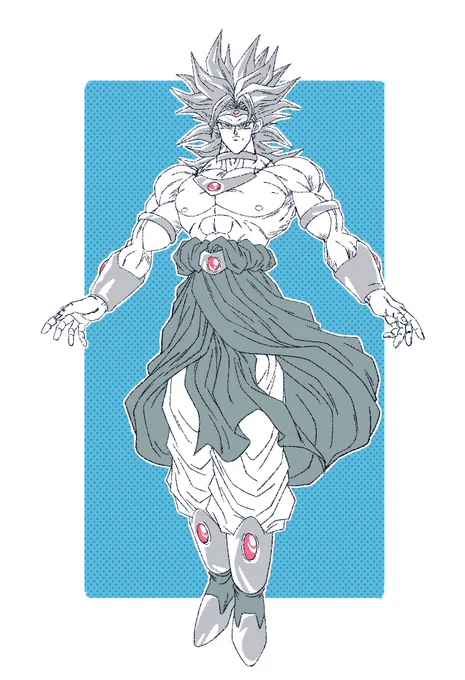 青ブロリー#ドラゴンボール#イラスト 