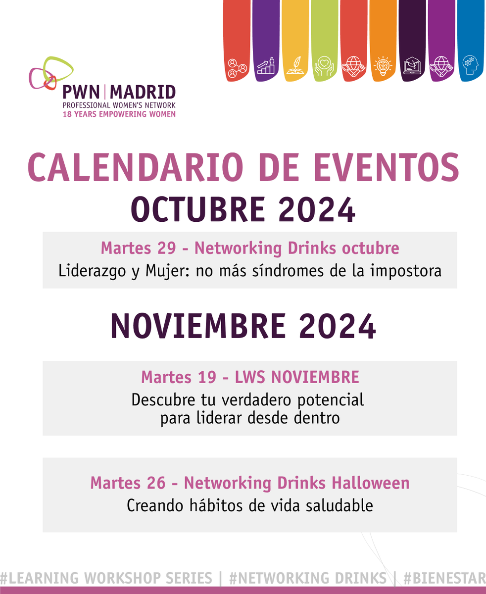 ¡El calendario de eventos está aquí!

Aparta tu plaza desde el siguiente enlace: 

pwnmadrid.org/eventos0