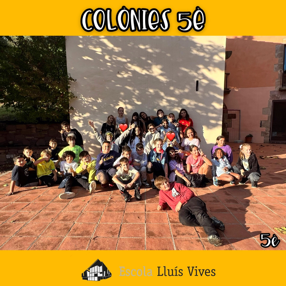 L’alumnat de 5è va anar de colònies a Figuerò. Van realitzar diferents activitats a la natura i van gaudir de molts moments plegats. Sens dubte una manera de conèixer-nos molt engrescadora.

#colonies