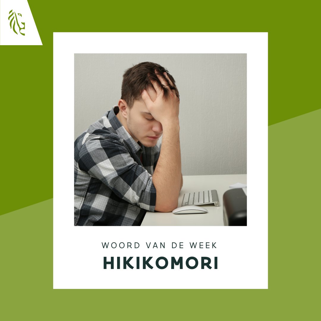 Ons woord van de week is 'hikikomori’. Dat is het fenomeen waarbij jonge mensen zich langdurig terugtrekken uit de maatschappij door zich te isoleren in hun kamer of huis. Lees meer op vlaanderen.be/team-taaladvie….

#taaladvies #taal #NederlandseTaal #woordenschat #WoordVanDeWeek