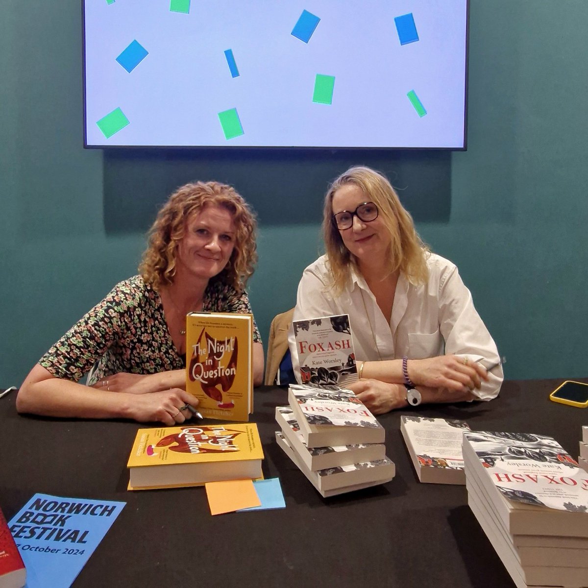 Susan Fletcher (@sfletcherauthor) on Twitter photo We had a lovely time! Thank you, Kate Worsley, for being as wonderful as her writing is - and to Ailsa, Sam, Floyd and Prachi at <a href="/BookFestNorwich/">Norwich Book Festival</a> for such a seamless, friendly event. And thank you, of course, to the audience! I loved it all 🙏 xx #Foxash #TheNightInQuestion 🩷💛 We had a lovely time! Thank you, Kate Worsley, for being as wonderful as her writing is - and to Ailsa, Sam, Floyd and Prachi at <a href="/BookFestNorwich/">Norwich Book Festival</a> for such a seamless, friendly event. And thank you, of course, to the audience! I loved it all 🙏 xx #Foxash #TheNightInQuestion 🩷💛