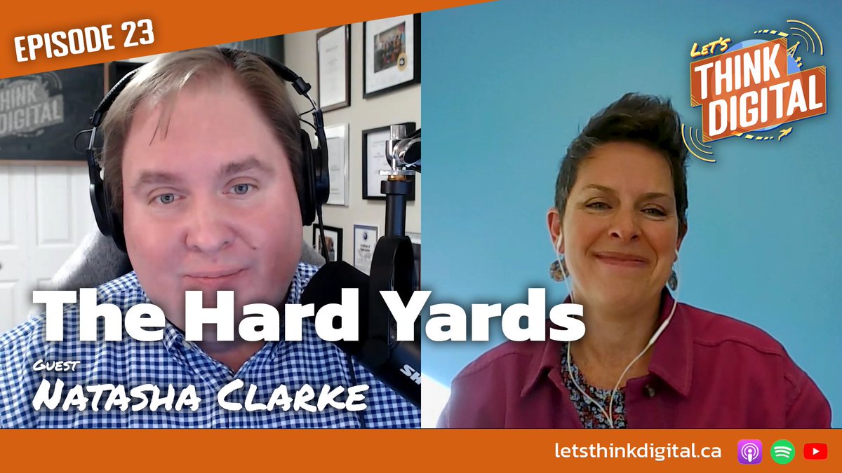 RyanAndrosoff's tweet photo. The Season 3 Premiere of Let's Think Digital is here! We kick off the season with a great conversation with Natasha Clarke, Deputy Minister of Cybersecurity &amp; Digital Solutions in the Nova Scotia Government.

Find it at https://t.co/YCmPSgAxef, YouTube or major podcast platforms. https://t.co/xcqe0H3pJL