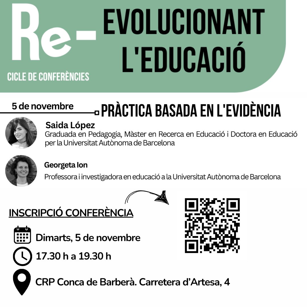 Re-evolucionant l’educació: la pràctica basada en l’evidència serveiseducatius.xtec.cat/conca/general/…