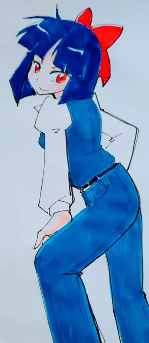 #今月描いた絵を晒そう
かわいいやろ?(じがじさん 