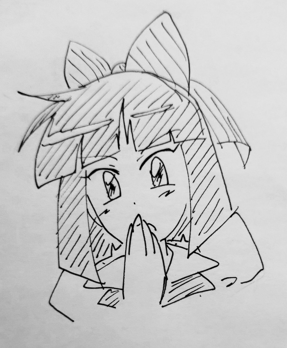 #今月描いた絵を晒そう
かわいいやろ?(じがじさん 