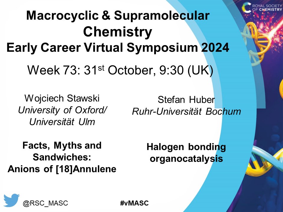 RSC_MASC (@rsc_masc) on Twitter photo Our first seminar of this season will feature Wojciech Stawski
<a href="/StawskiWojtek/">Wojtek Stawski</a>
(University of Oxford/Universität Ulm)
and Stefan Huber (Ruhr-Universität Bochum)
@StefanMHuber
on Thursday 31st October at 09:30 (UK). Register at mascgroup.co.uk/vmasc-4/ to attend! Our first seminar of this season will feature Wojciech Stawski
<a href="/StawskiWojtek/">Wojtek Stawski</a>
(University of Oxford/Universität Ulm)
and Stefan Huber (Ruhr-Universität Bochum)
@StefanMHuber
on Thursday 31st October at 09:30 (UK). Register at mascgroup.co.uk/vmasc-4/ to attend!