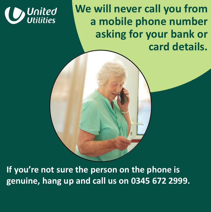 United Utilities (@unitedutilities) on Twitter photo Always be mindful of who's calling you and who you share personal information with.
All of our official contact routes are advertised on our website here: UnitedUtilities.com/contactus Always be mindful of who's calling you and who you share personal information with.
All of our official contact routes are advertised on our website here: UnitedUtilities.com/contactus
