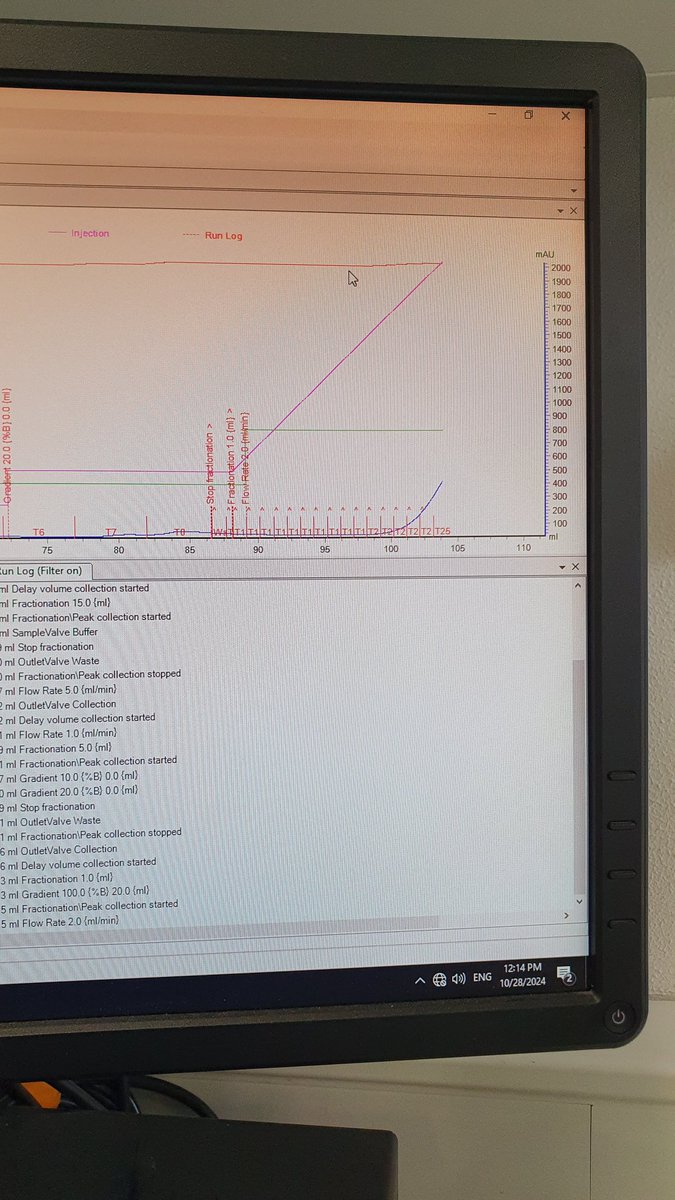 My professional "comfort experiment" will forever be protein purification...
Nothing makes me so warm and fuzzy🥰🥰