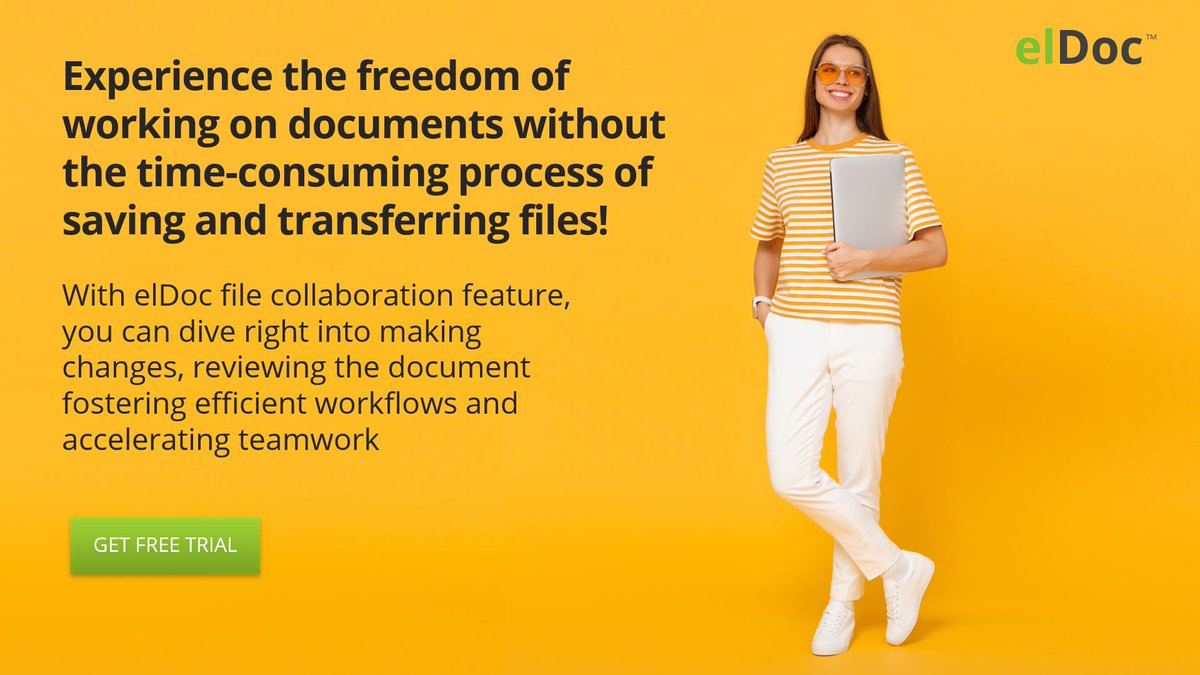 elDoc_online's tweet photo. 💻 Simplify teamwork with #elDoc’s real-time #DocumentCollaboration! No need to transfer or save files separately – just start editing and foster seamless, efficient workflows.🔄💡
🔗 Discover the benefits: https://t.co/Rpkys7KEbO
#FileManagement #FileSharing #TeamEfficiency https://t.co/JRGmzjPNhG