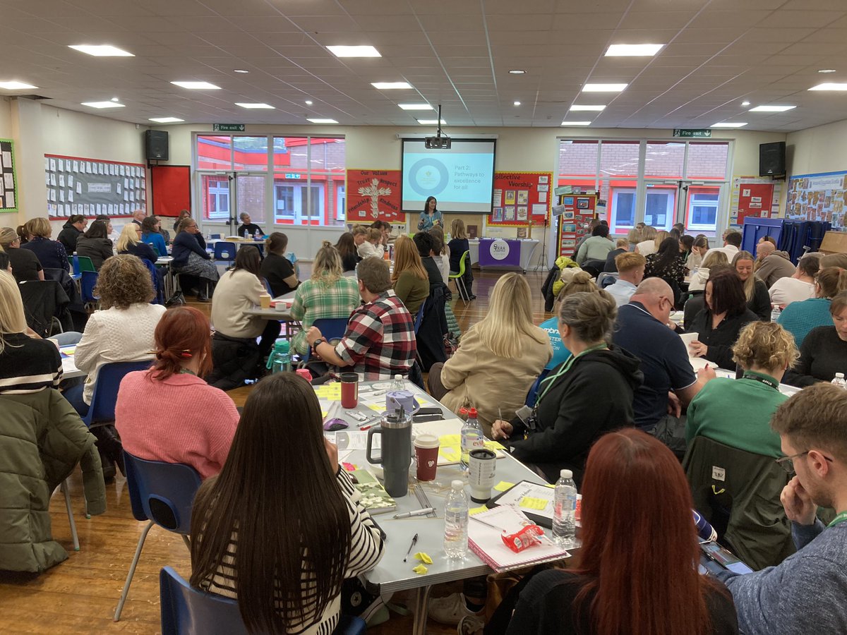 We are well underway with our MAT Trust PAD day. Thanks to Nadia Hewstone for the first Keynote on Achieving and Flourishing together.