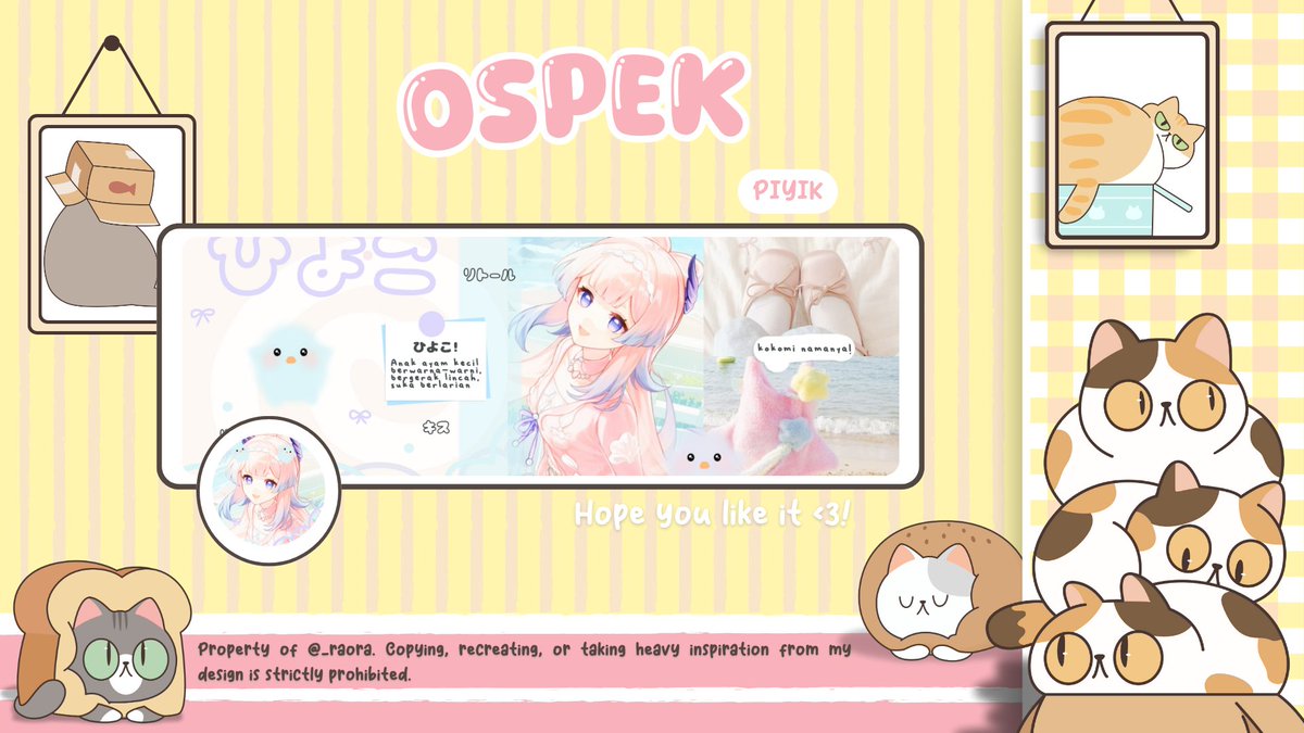 _raora's tweet image. Any interaction are appreciated 🦢

Sena bawa anak adopsi baru yang siap di ospek bernama "piyik" dan "crash!!" nih! kindly dm me kalo ada yang ga aman yaa! Also please help buat nentuin harga dibawah yuk 🍒 

#zonauang #zonaba layout 2D