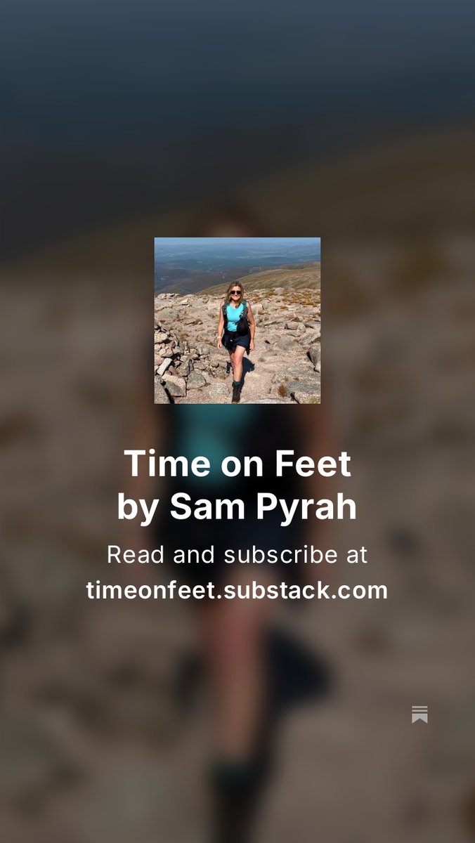 I think best when I'm on my feet. My new Substack explores how movement (and sometimes, stillness) is a way of deepening our connection to the environments we move through - and knowing ourselves better. Join me as I find my feet in the Cairngorms. #ukrunchat #nature