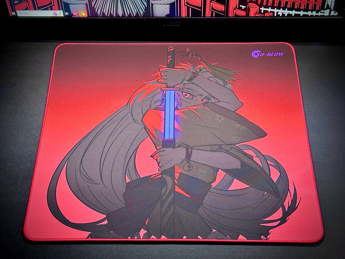 D_GLOWGaming's tweet photo. #Giveaway 
To celebrate the official start of our website: https://t.co/eZCGijXVMo
We're giving away five of our out-of-print mousepad 【RIE】

Follow us +❤️+🔁

Ends November 11th https://t.co/0nvJ1zpzG1