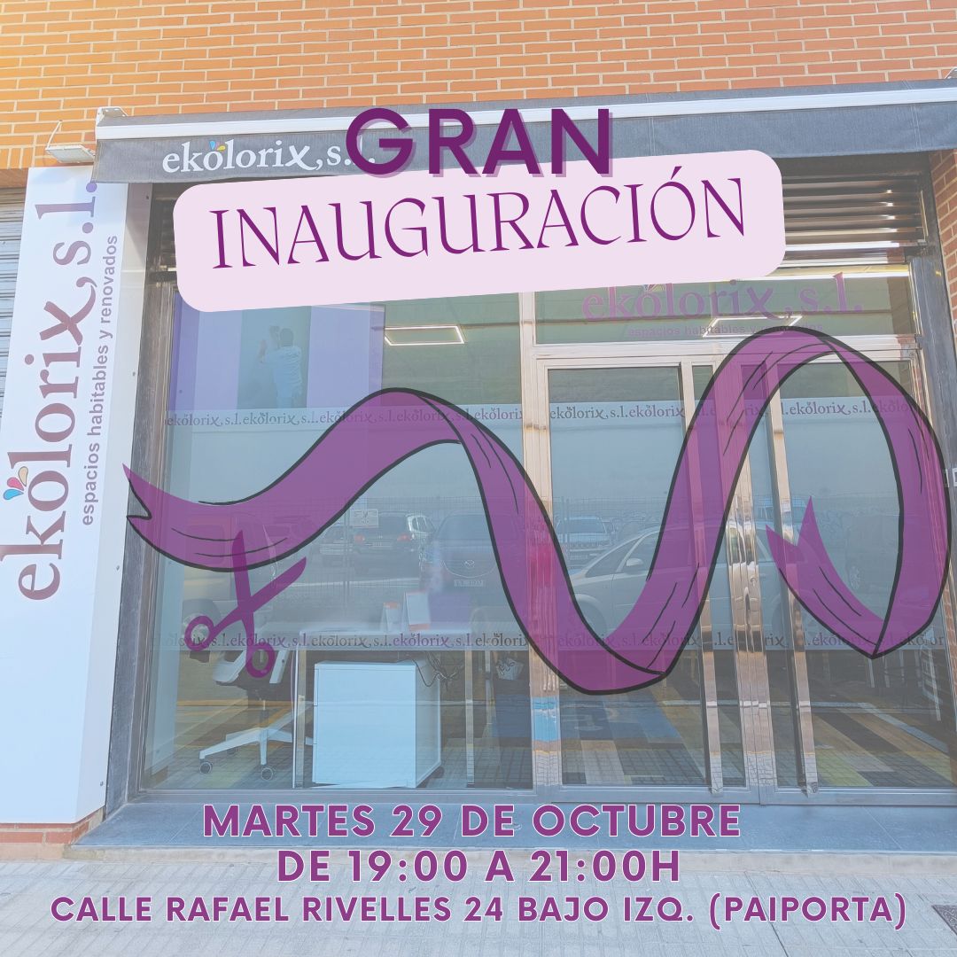 ekolorix's tweet photo. El MARTES 29 DE OCTUBRE celebramos un aniversario muy importante... 🎂🥳

🍾🎉 EKÓLORIX SL CUMPLE 10 AÑOS 🍾🎉

Para conmemorar esta ocasión, queremos aprovechar para inaugurar nuestra oficina. 👩🏽‍💻

#ekolorix #pintores #empresa #reformas #paiporta #valencia #ekolorizate #vivienda https://t.co/moHdHeiRRo