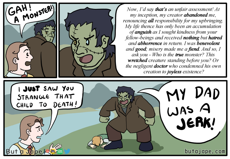 Frankenstein's TRUE Monster