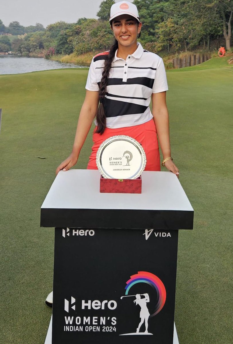 IaSouthern's tweet photo. #ProudAchiever
Ms Mannat Brar, a talented junior golfer from #PoonaGolfClub and a class 12th student at Army Public School, #Pune, delivered an outstanding performance at the prestigious Hero Women’sIndian Open Championship 2024. Competing at the #DLFGolf & Country Club in Gurugram against a strong international field of 114 players, including 22 Indian professionals and 5 selected amateurs, Mannat emerged as the best Indian player. She secured an impressive 11th position in this renowned Ladies European Tour event, showcasing remarkable skill and resilience among seasoned professionals.
#Golf #JuniorGolf #IndianGolf #WomensGolf #PrideOfIndia #YoungGolfer #GolfForGirls @indiangolfunion @LETgolf
@TheHEROGroup @adgpi @YASMinistry