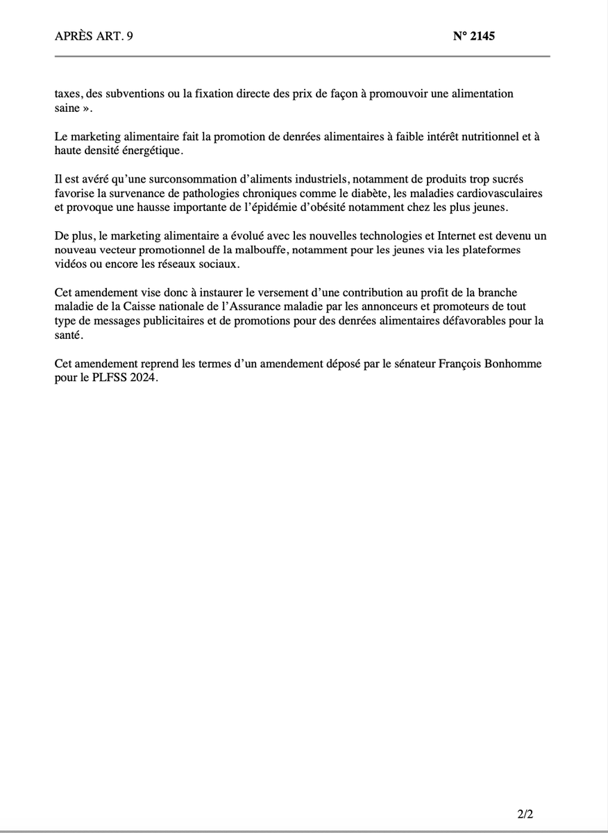 JF_Rousset2's tweet photo. #PLFSS2025 #Sucre #Pub Le courage politique c’est de dépasser les dogmes il peut y avoir de bonnes taxes et de mauvaises taxes. Taxer la publicité sur les produits sucrés c’est surtout protéger la santé de nos jeunes en particulier en protégeant le pouvoir d’achat des ménages. https://t.co/AxBLMsgPhJ