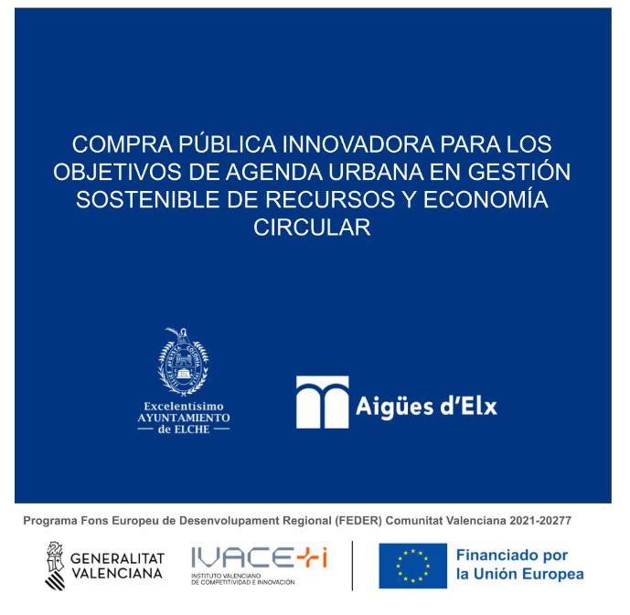 🌍💧 ¡ Aigües d'Elx lidera un proyecto innovador alineado con la #AgendaUrbana de la UE. 🔄

🔍 Exploraremos soluciones innovadoras para una economía circular, con el apoyo del <a href="/GVAivace/">IVACE+i</a> y una ayuda de 82.049,23€ del FEDER Comunitat Valenciana 2021-2027.