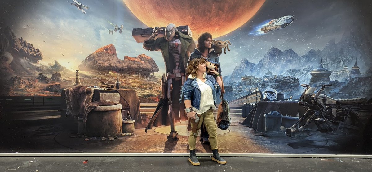Lisa Zaman (@lisazamanart) on Twitter photo What a great weekend <a href="/MCMComicCon/">MCM Comic Con</a> <a href="/EGX/">EGX</a> . Got the chance to cosplay as Kay Vess from <a href="/StarWarsOutlaws/">Star Wars Outlaws</a> and a massive thank you to <a href="/Ubisoft_UK/">Ubisoft UK</a> for my lil Nix. What a great weekend <a href="/MCMComicCon/">MCM Comic Con</a> <a href="/EGX/">EGX</a> . Got the chance to cosplay as Kay Vess from <a href="/StarWarsOutlaws/">Star Wars Outlaws</a> and a massive thank you to <a href="/Ubisoft_UK/">Ubisoft UK</a> for my lil Nix.