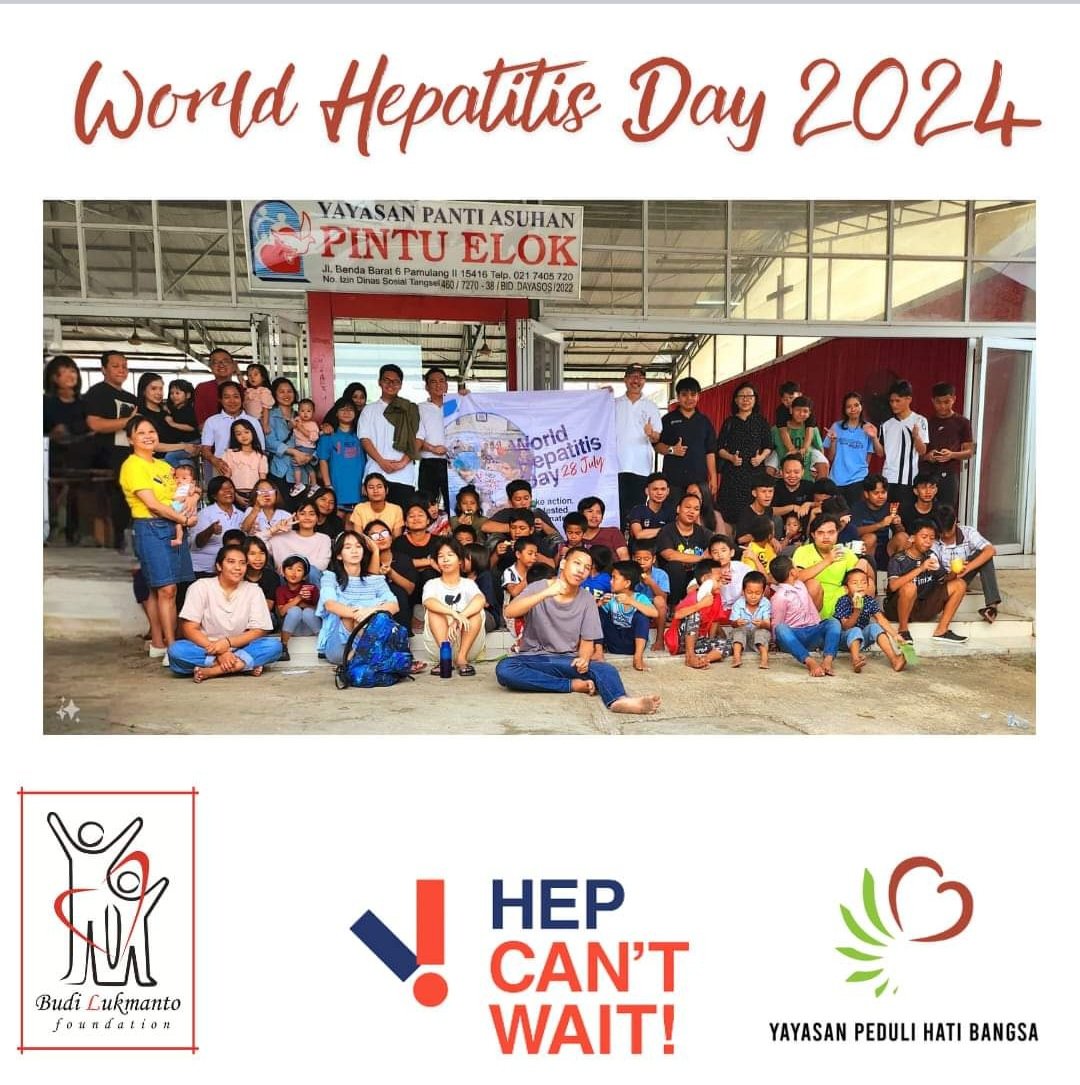 HatiPeduli's tweet photo. Memperingati Hari Hepatitis Sedunia 2024, kami berkesempatan mendukung vaksinasi Hepatitis B ke-3 bagi 43 anak di Panti Asuhan Pintu Elok. Kegiatan ini dilakukan dengan kolaborasi antara Peduli Hati Bangsa dan @budilukmantofoundation 

#nohep 
#eliminatehepatitis https://t.co/7CKAHDj6oh