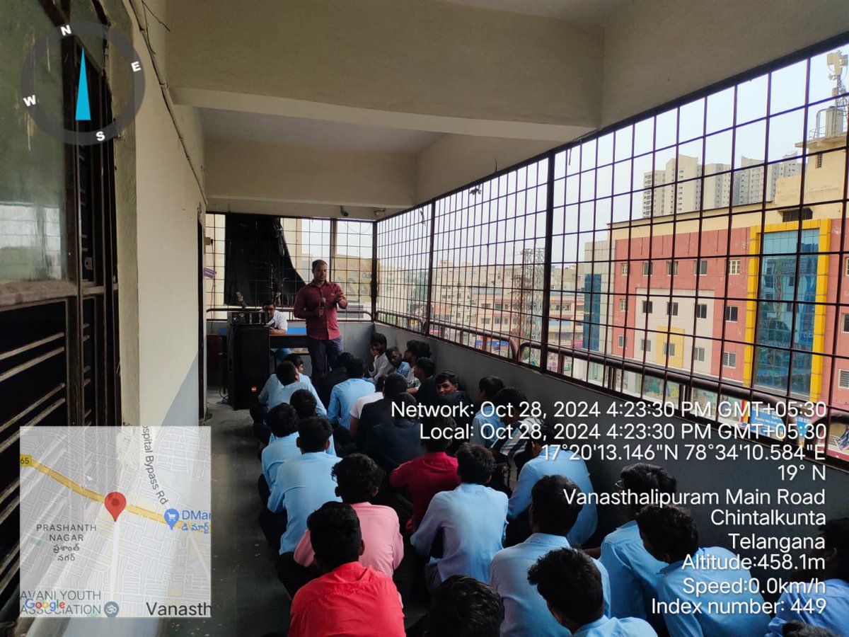 Rachakonda Cyber crimes has  conducted  an awareness program on #CyberStalking, #CyberBullying, #CyberFrauds &amp; #PreventiveMeasures at # Yuva junior&amp; Defence college vanastalipuram,
Gathering about 60+ Students and staff <a href="/RachakondaCop/">Rachakonda Police</a>