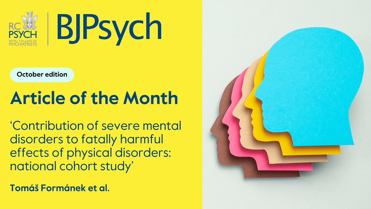 Cambridge UP - Psychology & Psychiatry (@cambup_psych) on Twitter photo 💛 RCPsych's Article of the Month features a paper published in the #BJPsych exploring important links between #mentalhealth and #physicalhealth <a href="/TheBJPsych/">BJPsych Journals</a> <a href="/benjmnperry/">Benjamin Perry</a> <a href="/KrupchankaD/">Dzmitry Krupchanka</a> <a href="/eosimo/">Emanuele Osimo</a>
Read the blog >cup.org/4dK34cv
Access the paper >cup.org/3XXu2Hy 💛 RCPsych's Article of the Month features a paper published in the #BJPsych exploring important links between #mentalhealth and #physicalhealth <a href="/TheBJPsych/">BJPsych Journals</a> <a href="/benjmnperry/">Benjamin Perry</a> <a href="/KrupchankaD/">Dzmitry Krupchanka</a> <a href="/eosimo/">Emanuele Osimo</a>
Read the blog >cup.org/4dK34cv
Access the paper >cup.org/3XXu2Hy