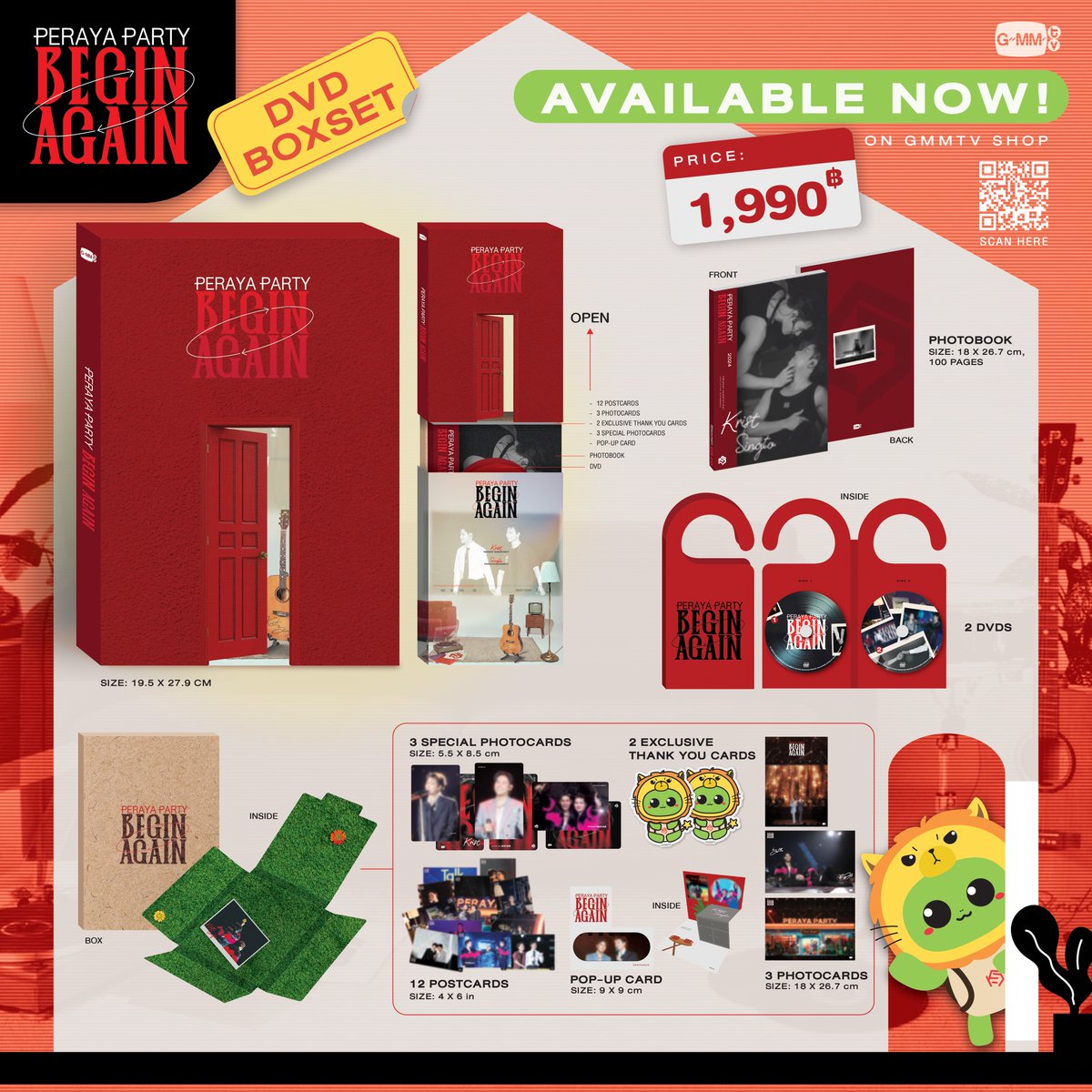 GmmtvShop's tweet photo. AVAILABLE NOW DVD BOXSET PERAYA PARTY BEGIN AGAIN ON GMMTV SHOP

สั่งซื้อที่นี่ / Order Here
DVD BOXSET PERAYA PARTY BEGIN AGAIN
https://t.co/M7mzy4u2uR
 
#PerayaPartyBeginAgain
#GMMTV https://t.co/v1KkbhtZpJ
