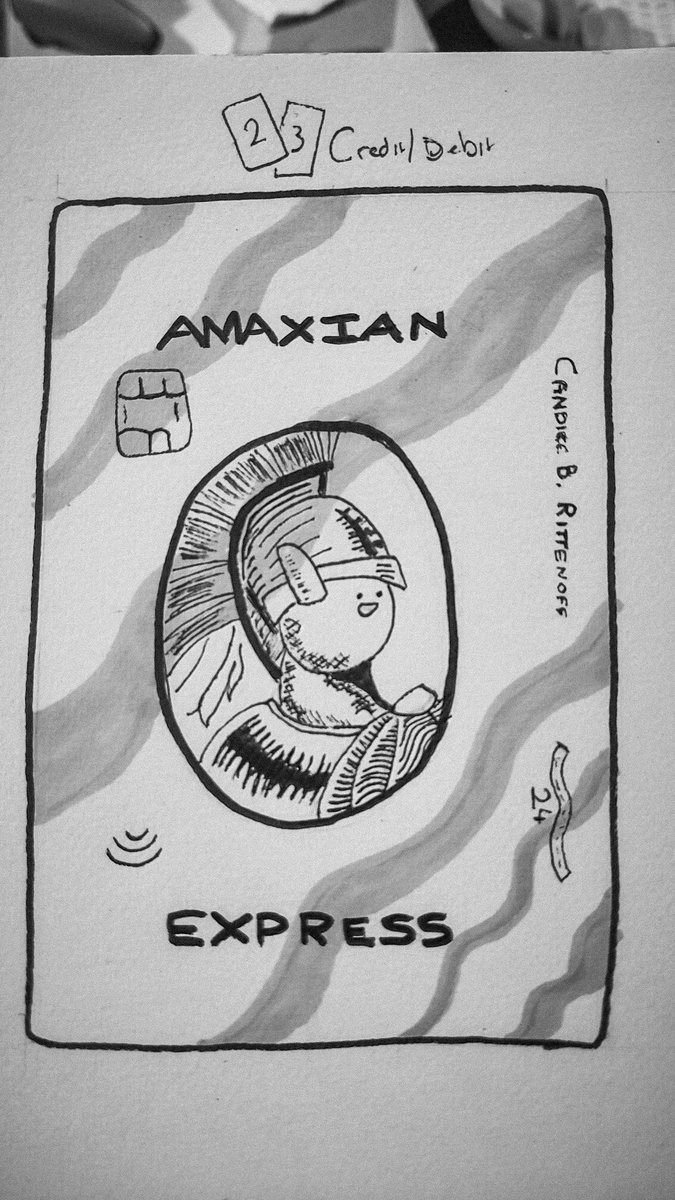 magnusjoss's tweet photo. #decktober 23: CREDIT/DEBIT CARD #inktober2024 https://t.co/oyhSnymDtG