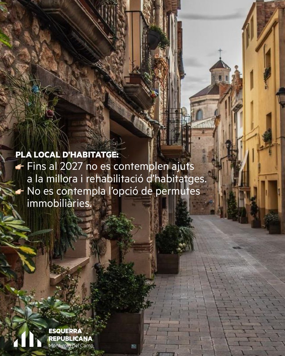 #PleOctubreERC | El més destacat (segona part) 👀

Pla Local d'Habitatge, per què ens abstenim? ⚠️

🫂 #ERC proposem crear una Comissió transversal per:
👉 Vincular tots els sectors de l’habitatge
👉 Consensuar polítiques
👉 Incloure la perspectiva de gènere

#ERC #Esquerra