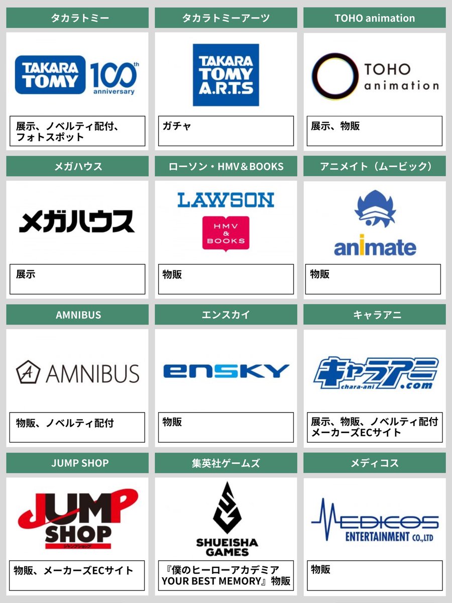 ジャンプフェスタ 2025 ☆メーカーブースページが更新されました 各