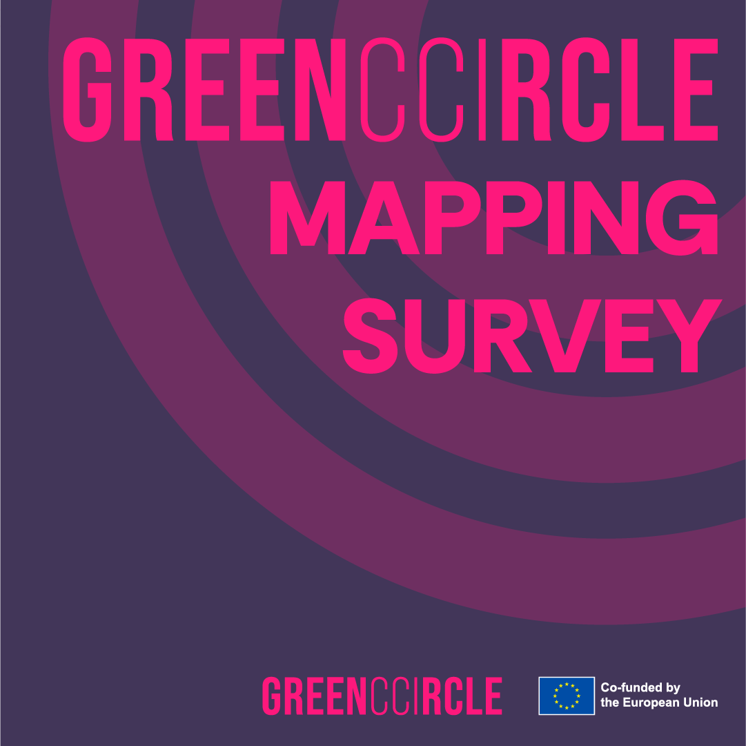 #𝗚𝗥𝗘𝗘𝗡𝗖𝗖𝗜𝗥𝗖𝗟𝗘 Mapping Survey. Are you in the Cultural and Creative Industries? Contribute to a greener future by joining the GreenCCircle survey!
We're building a database of tools and resources to support sustainability in CCIs across Europe. 
surveymonkey.com/r/LJ9CP7M